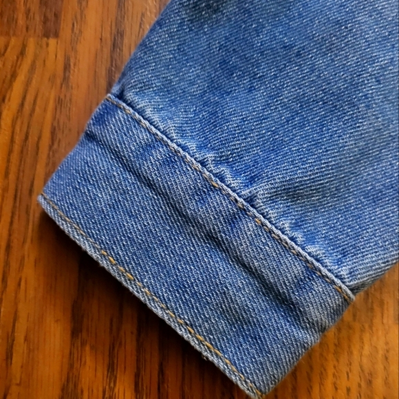 Davids bridal denim Jean jacket RN#84270 CA#56206 size small Medium wash - Picture 4 of 16